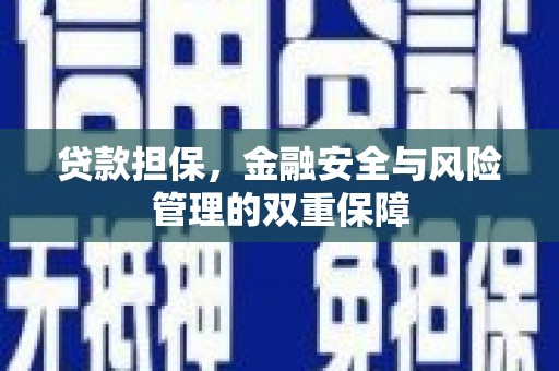 埔心贷款担保，金融安全与风险管理的双重保障