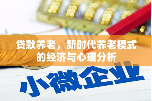 埔心贷款养老，新时代养老模式的经济与心理分析