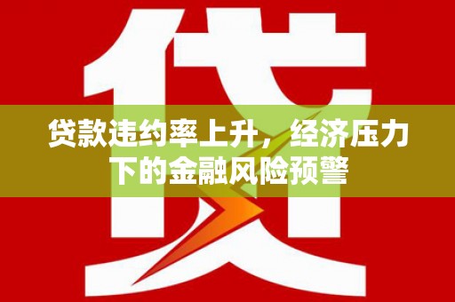 埔心贷款违约率上升，经济压力下的金融风险预警