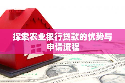 埔心探索农业银行贷款的优势与申请流程