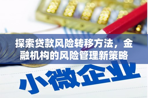 埔心探索贷款风险转移方法，金融机构的风险管理新策略