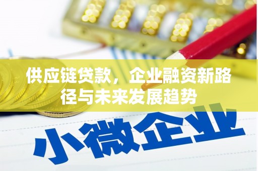 埔心供应链贷款，企业融资新路径与未来发展趋势