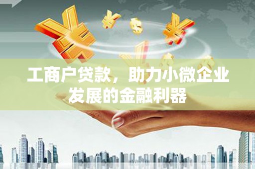 埔心工商户贷款，助力小微企业发展的金融利器