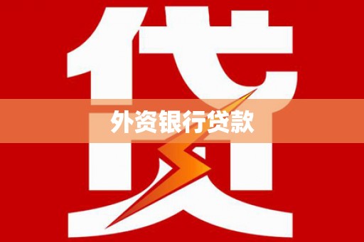 埔心外资银行贷款