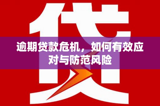 埔心逾期贷款危机，如何有效应对与防范风险