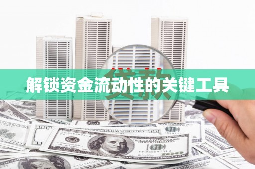 埔心解锁资金流动性的关键工具