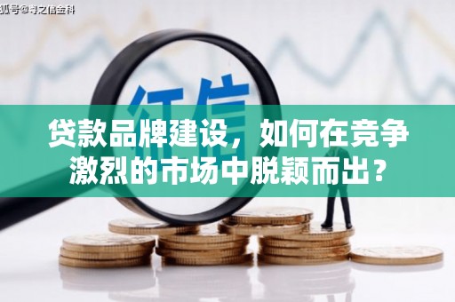 埔心贷款品牌建设，如何在竞争激烈的市场中脱颖而出？