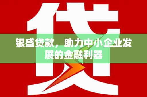 埔心银盛贷款，助力中小企业发展的金融利器