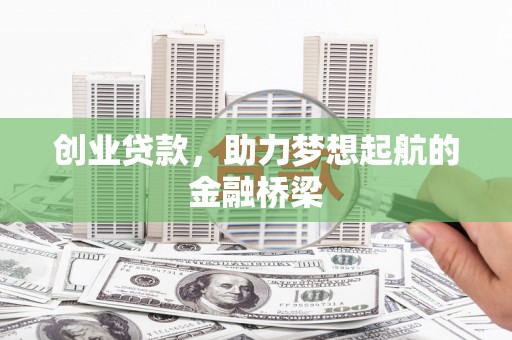 埔心创业贷款，助力梦想起航的金融桥梁