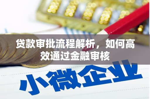 埔心贷款审批流程解析，如何高效通过金融审核