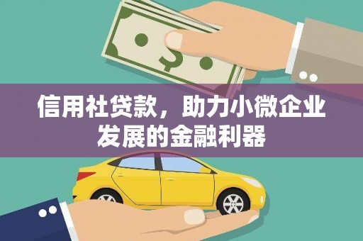 埔心信用社贷款，助力小微企业发展的金融利器