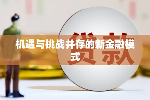 埔心机遇与挑战并存的新金融模式