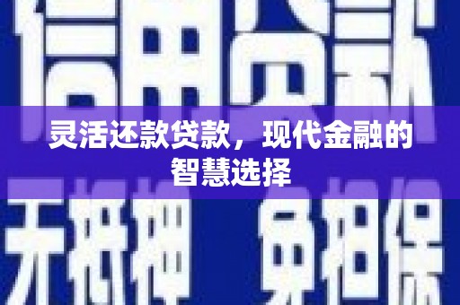 埔心灵活还款贷款，现代金融的智慧选择