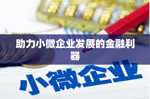 埔心助力小微企业发展的金融利器