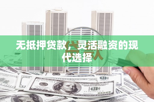 埔心无抵押贷款，灵活融资的现代选择