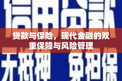 埔心贷款与保险，现代金融的双重保障与风险管理
