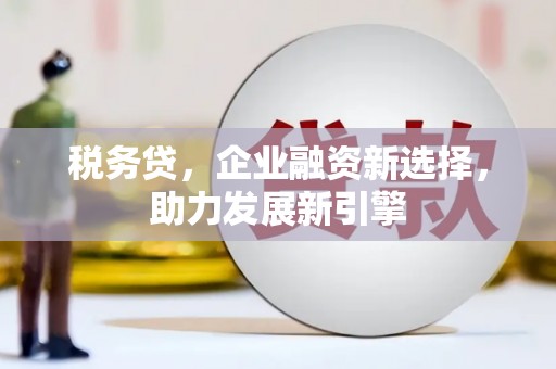 埔心税务贷，企业融资新选择，助力发展新引擎