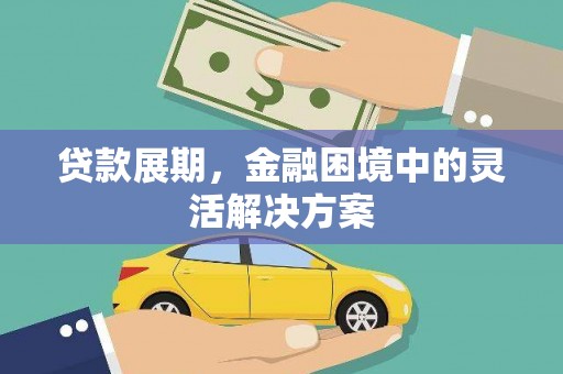 埔心贷款展期，金融困境中的灵活解决方案