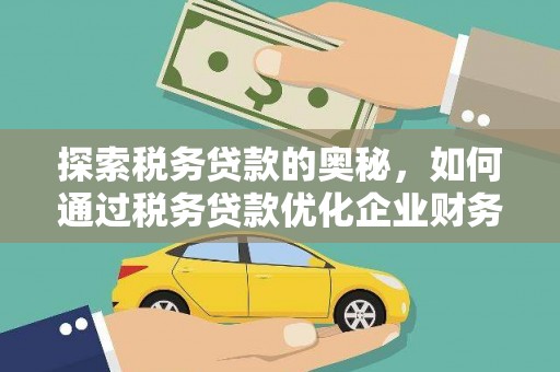 埔心探索税务贷款的奥秘，如何通过税务贷款优化企业财务