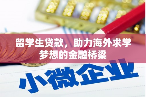 埔心留学生贷款，助力海外求学梦想的金融桥梁