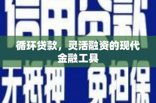 埔心循环贷款，灵活融资的现代金融工具