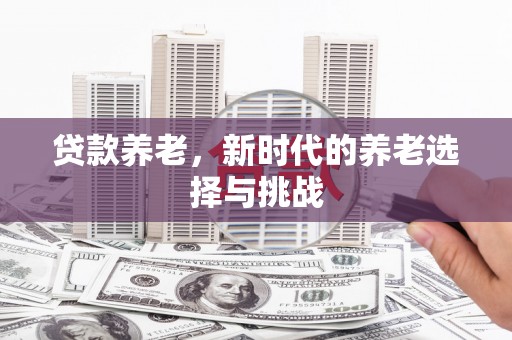 埔心贷款养老，新时代的养老选择与挑战