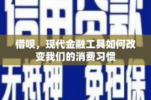 埔心借呗，现代金融工具如何改变我们的消费习惯