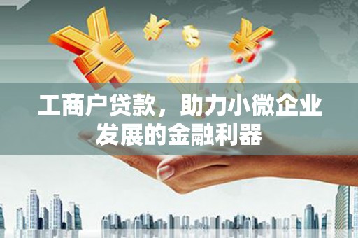 埔心工商户贷款，助力小微企业发展的金融利器
