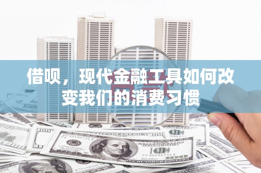 埔心借呗，现代金融工具如何改变我们的消费习惯