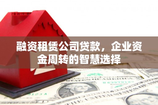 埔心融资租赁公司贷款，企业资金周转的智慧选择