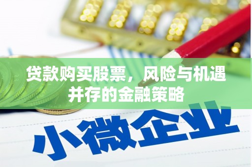埔心贷款购买股票，风险与机遇并存的金融策略