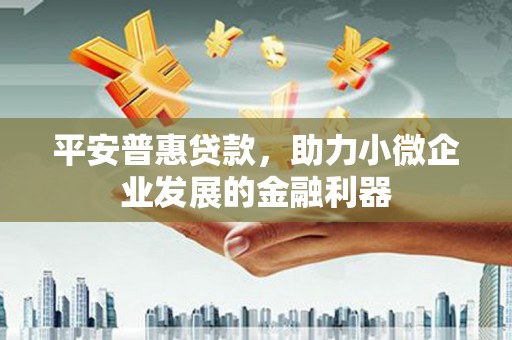 埔心平安普惠贷款，助力小微企业发展的金融利器