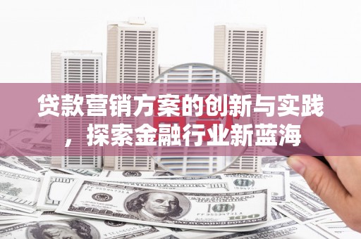 埔心贷款营销方案的创新与实践，探索金融行业新蓝海