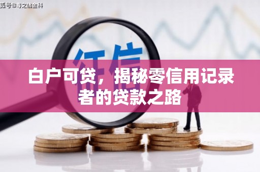埔心白户可贷，揭秘零信用记录者的贷款之路