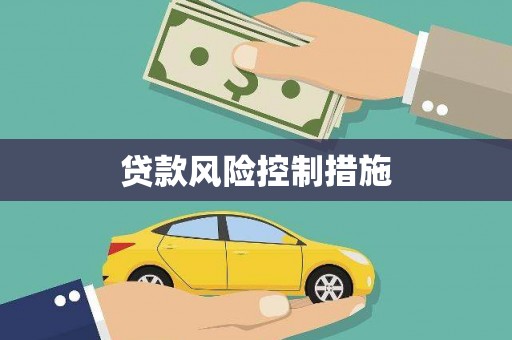 埔心贷款风险控制措施