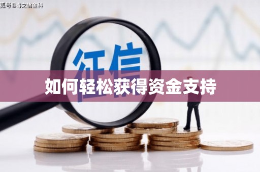 埔心如何轻松获得资金支持