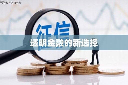埔心透明金融的新选择