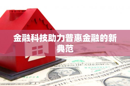 埔心金融科技助力普惠金融的新典范