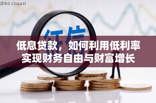 埔心低息贷款，如何利用低利率实现财务自由与财富增长