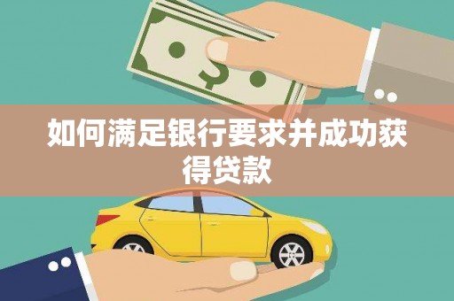 埔心如何满足银行要求并成功获得贷款