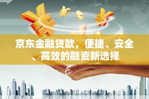 埔心京东金融贷款，便捷、安全、高效的融资新选择